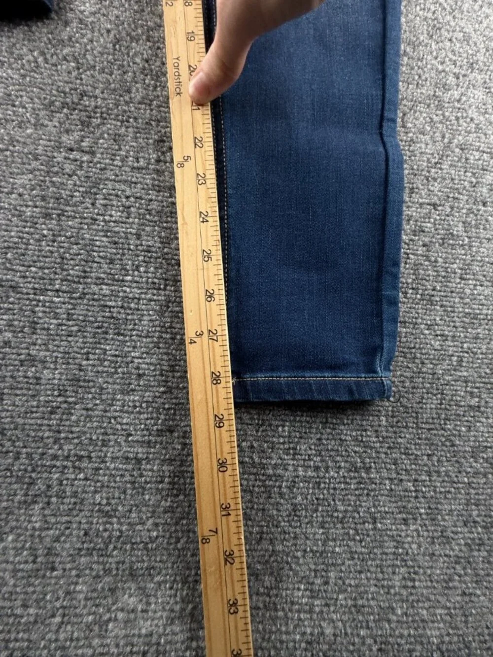 NWT Kancan Jeans Denim Blue Women 5/26 Estilo Cotton Blend Stretch ACTL 26X29
